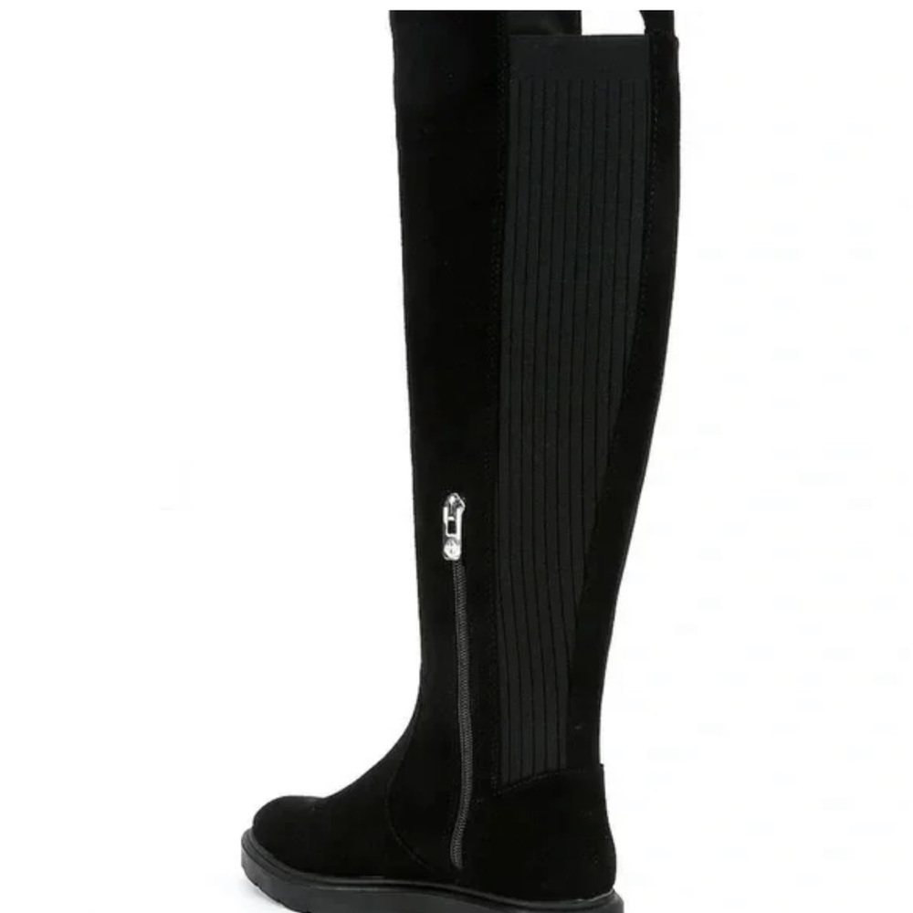 ✅Antonio Melani Pierrcee Suede and Fabric Over-the-Knee Boot - Picture 4 of 5